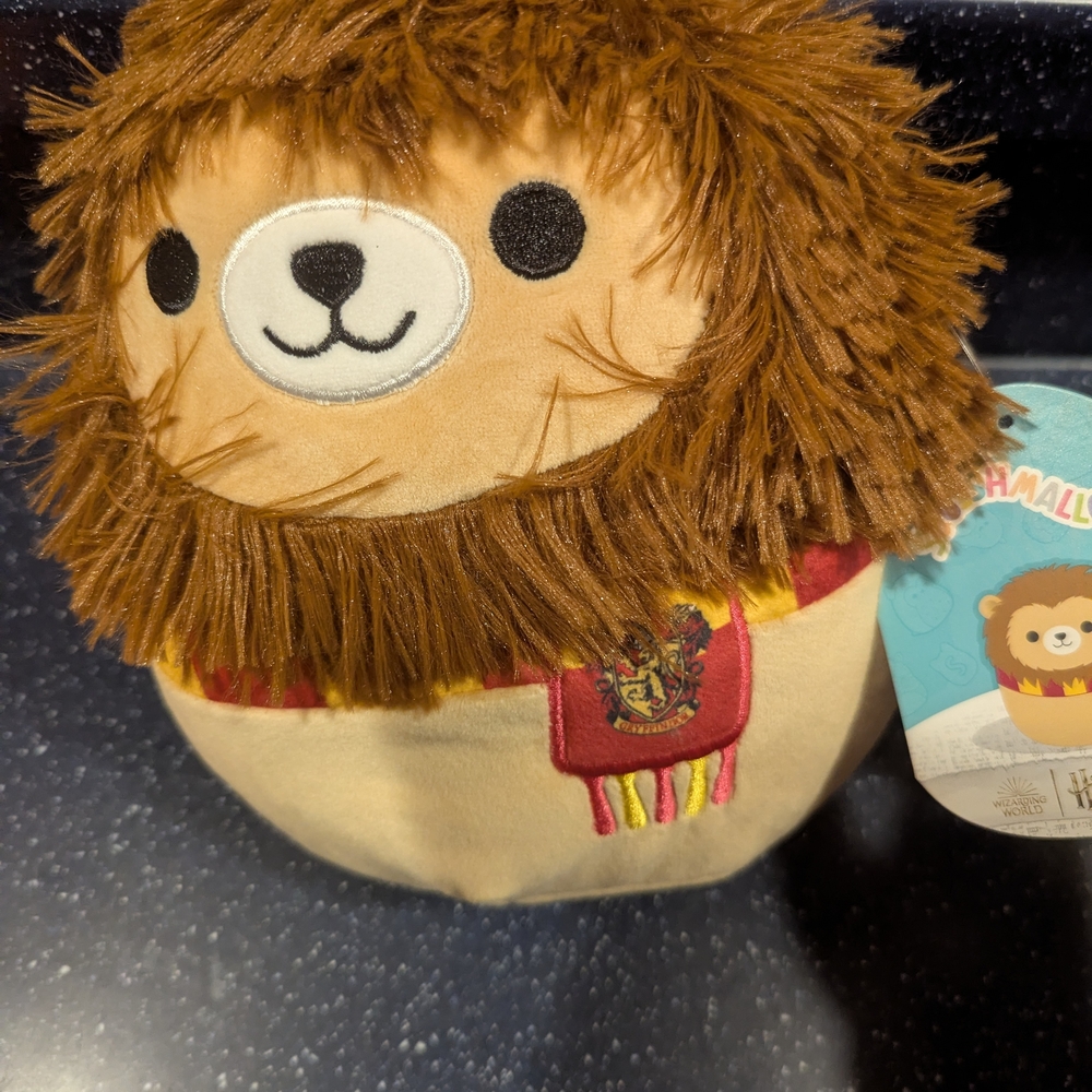 Kellyton Squishmallows Harry Potter Gryffindor Lion 8 Inches Plush New With Tag